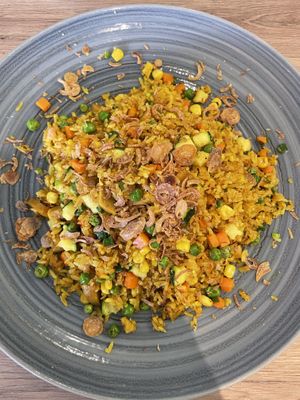   at Loving Hut in Reykjavik