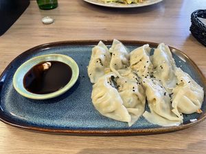 Dumplings   at Loving Hut in Reykjavik