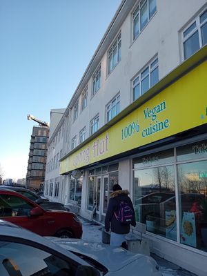  at Loving Hut in Reykjavik