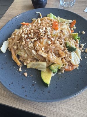 Pad thai  at Loving Hut in Reykjavik