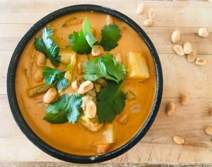 Thai penang at Rowena Rabbit in Malaga