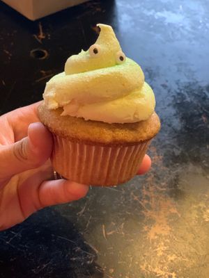 Lemon cupcake  at Cafe 1610 in Dayton
