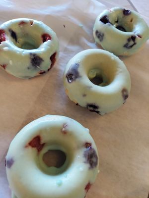 Blueberry donuts at Cafe 1610 in Dayton