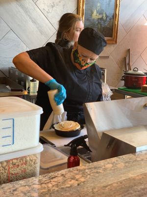 Chef Xtine at Cafe 1610 in Dayton