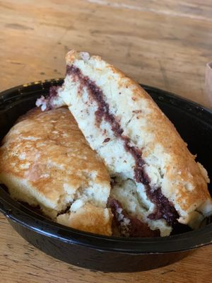 Jelly donut pancake  at Cafe 1610 in Dayton