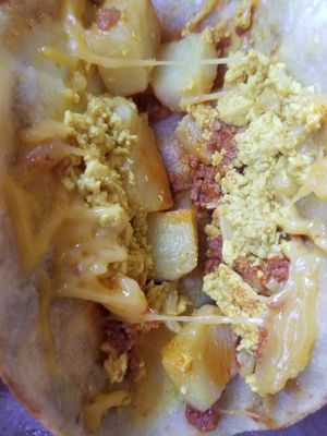 Breakfast Tacos - Tofu Scramble, Potatoes at Cafe 1610 in Dayton