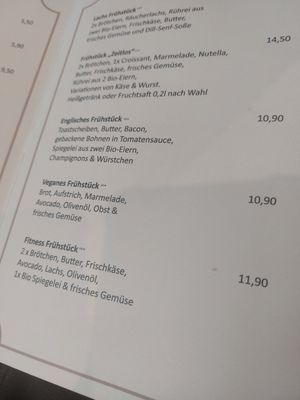 Frühstücks Angebot (nur ein veganes/vegetarisches) at Erdfreund Kaffee in Butzbach