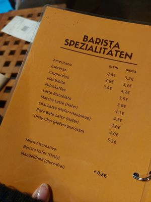 Weitere Getränke at Erdfreund Kaffee in Butzbach