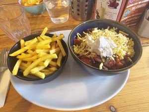 Vegan chili   at Ness Deli in Drumnadrochit