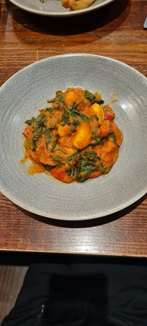 Vegan Gnocchi at Antlers Bar and Grill in Isle Of Skye