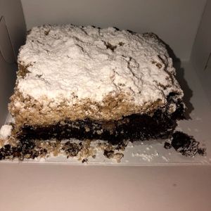 Chocolate crumb cake  at D&D Bake Shoppe in Copiague