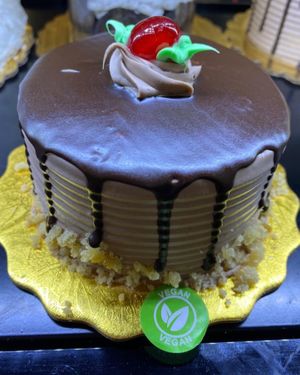 Vegan chocolate mousse cake   at D&D Bake Shoppe in Copiague