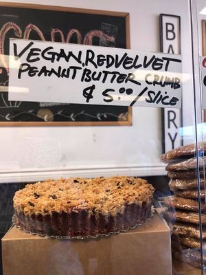 Red Velvet Peanut butter crumb at D&D Bake Shoppe in Copiague