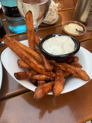 Heerlijk met vegan Aioli  at Roter Hof in Flensburg