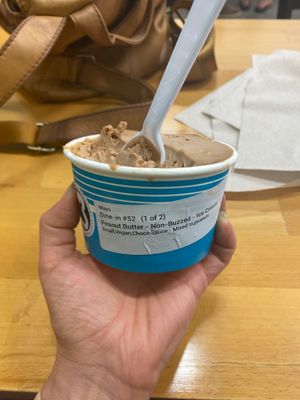 Incredible vegan ice cream! Wow! The small is huge    at Buzzed Bull Creamery in Pigeon Forge