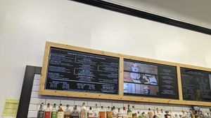 Menu at Buzzed Bull Creamery in Pigeon Forge