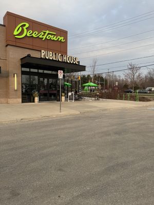 Restaurant entrance   at Beertown in Guelph