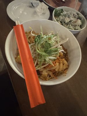 Plant Based Vegan Pad Thai with Tofu  at Beertown in Guelph