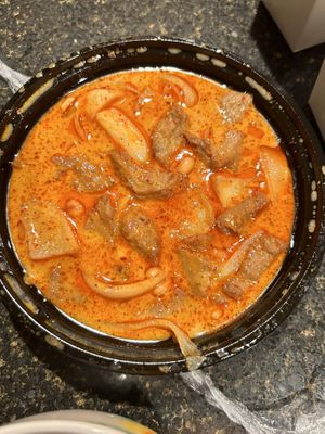 Massaman curry with veggie duck😍  at Hug Thai Cuisine in Bellmore