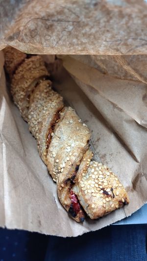 Vegan pepper snack at denn's Biomarkt in Wurzburg