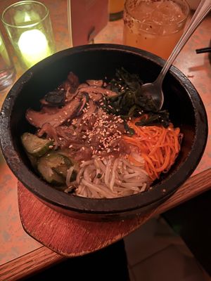 Vegan Bibimbapp  at Monarch in Brooklyn