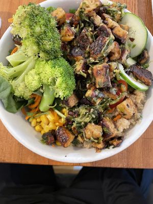 Create your own bowl with Tempeh.   at PS Green Express in Fort Lauderdale