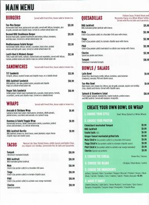 Menu JPG3 at PS Green Express in Fort Lauderdale