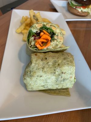Chickpea and Avocado Wrap at PS Green Express in Fort Lauderdale