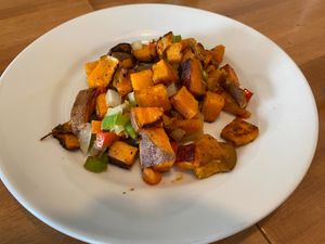 Sweet Potato Hash at PS Green Express in Fort Lauderdale