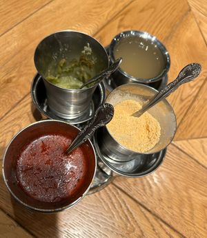 Sauces  at Erick South in Tokyo