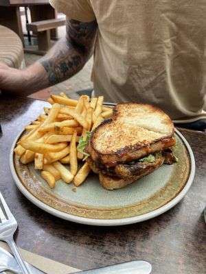 Mushroom sandwich   at The Knox in Watson
