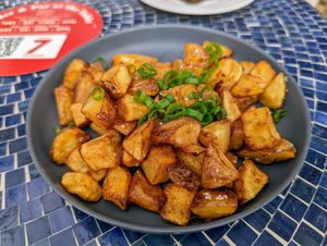 Home fries. at Bento Picnic in Austin