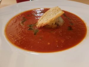 Tomatensuppe at Friedrich der II in Braunschweig