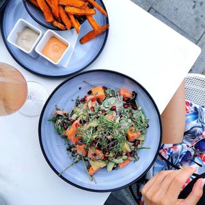 Salad at KLYO in Vienna