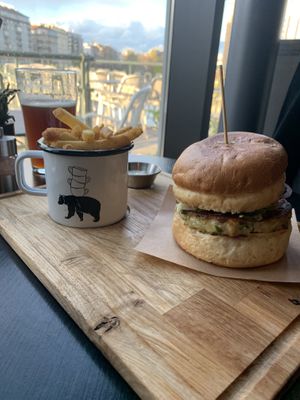 Vegan Burger  at KLYO in Vienna
