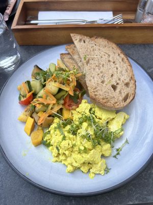 Vegan scramble  at KLYO in Vienna