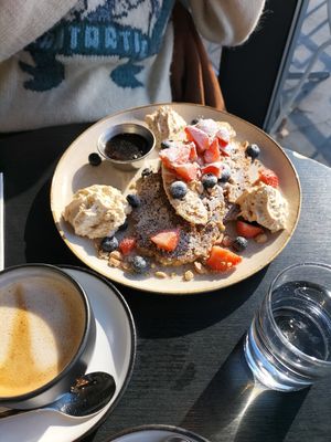 Protein pancakes at KLYO in Vienna