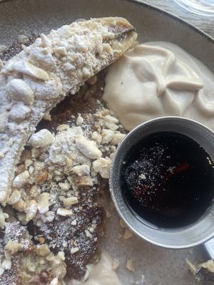 Protein banana pancakes   at KLYO in Vienna