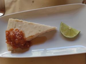 Lime pie at GAO in Matosinhos