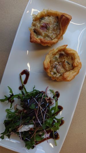 Mushroom and cheese pastries.  at GAO in Matosinhos