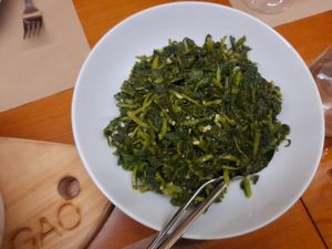 Turnip greens at GAO in Matosinhos