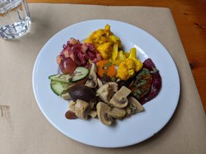 Selections from the Cold Buffet at GAO in Matosinhos