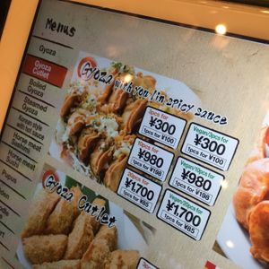 Vegan fried gyoza at Kakekomi Gyoza in Tokyo