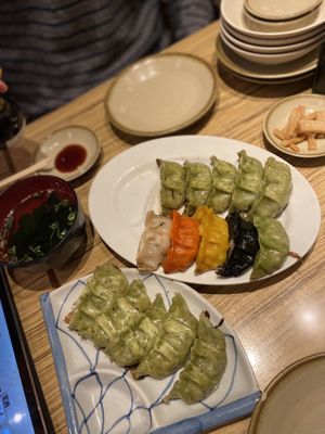   at Kakekomi Gyoza in Tokyo
