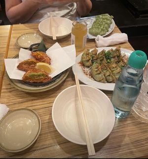   at Kakekomi Gyoza in Tokyo