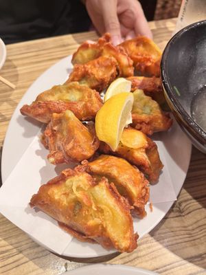   at Kakekomi Gyoza in Tokyo