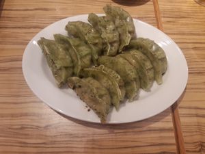 The most basic soy meat gyoza at Kakekomi Gyoza in Tokyo