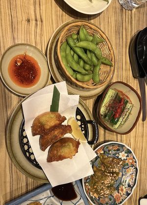   at Kakekomi Gyoza in Tokyo