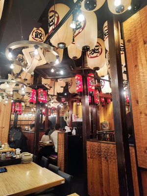 Upstairs at Kakekomi Gyoza in Tokyo