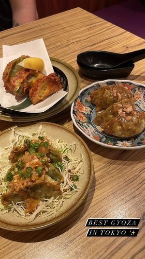   at Kakekomi Gyoza in Tokyo